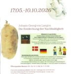 Flyer Vortrag deutsch daenisch Johann Georg von Langen
