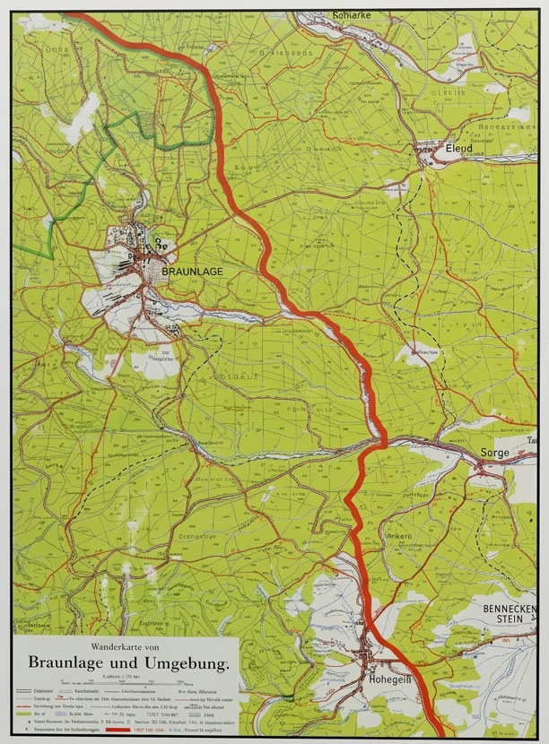Grenzverlauf bei Braunlage