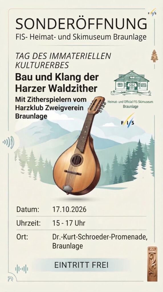 Sonderoeffnung immaterielles Kulturerbe Waldzither