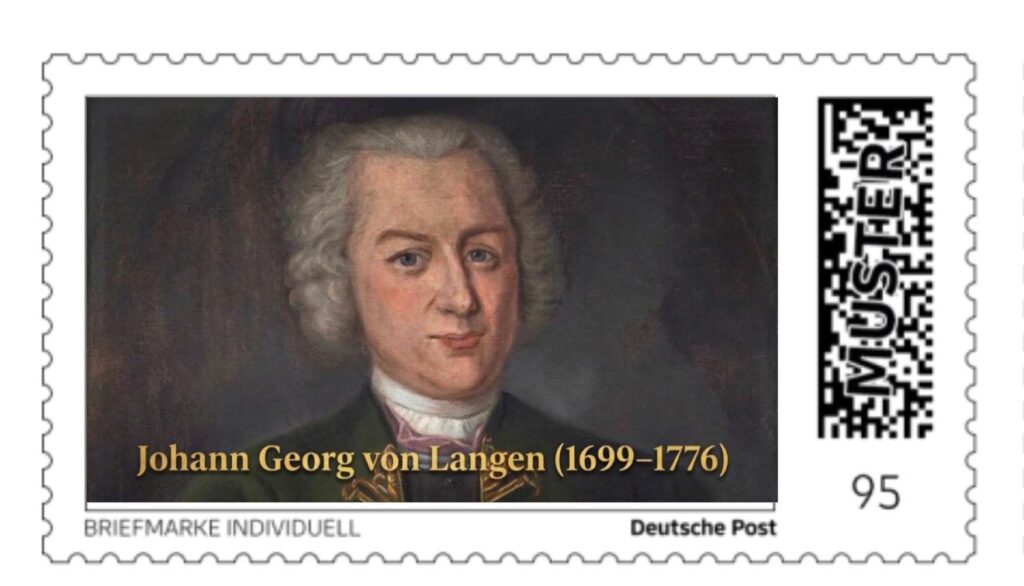 Sonderbriefmarke von Langen